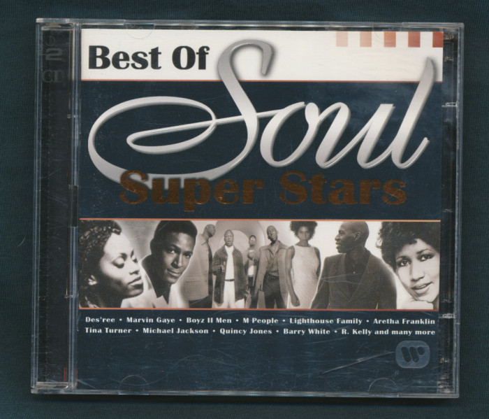 Best of Soul Super Stars - 2 CD audio - 1999.