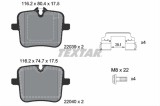 Set placute frana TEXTAR 2203901