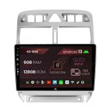 Navigatie Peugeot 307, Android 13, B-Octacore 6GB RAM + 128GB ROM, 9 Inch - AD-BGB9006+AD-BGRKIT266