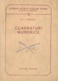 Cuadraturi numerice (Ionescu, Editie 1957)