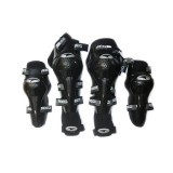 Set genunchiere si cotiere negre AXO