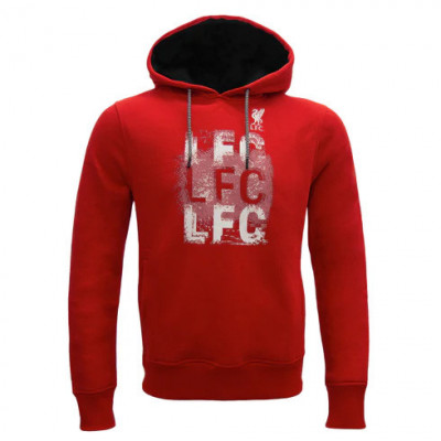 FC Liverpool hanorac de bărbați cu glugă 3LFC red - XL foto