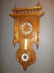 ceas pendula francez cu termo0metru