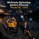 Mulineta Spinning pentru Pescuit, Model BC 1000