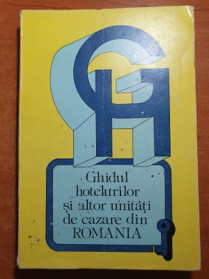 ghidul hotelurilor sialtor unitatii de cazare din romania anii &amp;#039;70 foto