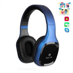 Casti Bluetooth Over-Ear Artica Sloth, albastru, NGS foto