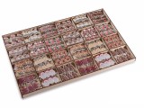 Cumpara ieftin Set 288 ornamente brad Craciun lemn multicolor 3,2 x 3 H