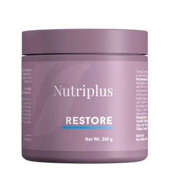 Nutriplus Restore 240 g , mix de minerale vitamine pentru relaxare refacere