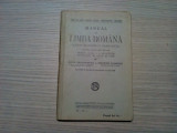 MANUAL DE LIMBA ROMANA - M. Dragomirescu, Gh. Adamescu - 1934, 190 p.