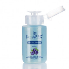 Soak off Remover SensoPRO Milano Blueberry - Indepartare gel, oja semipermanenta, tipsuri, 160 ml