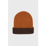 Billabong caciula culoarea maro, din tricot gros