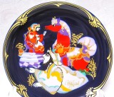 FARFURIE DECORATIVA PORTELAN CU COBALT ROSENTHAL DESIGN BJORN WIINBLAD CALUL MAGIC CALUL FERMECAT