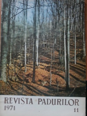 Revista padurilor Nr. 11 / 1971 foto