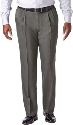 Pantaloni de barbati Haggar, casual, Cool 18 Pro Classic Fit, gri, 40W 31L - OUTLET foto
