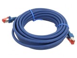 Patch Cord S/FTP Cat6 LSZH Albastru 5m
