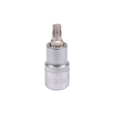 Bit torx t45 cu adaptor 1/2&amp;quot; 55 mm Yato YT-04315 foto