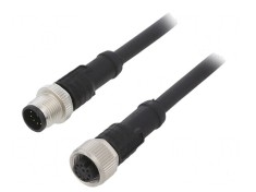 Cablu pentru senzori/automatizări M12-M12 2m