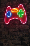 Decoratiune luminoasa LED, Play Station Gaming Controller, Benzi flexibile de neon, DC 12 V, Multicolor, Neon Graph