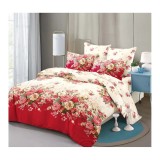 Cumpara ieftin Lenjerie de Pat Bumbac Finet, 6 Piese, Pat Dublu - CPL262