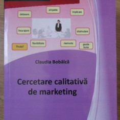 CERCETARE CALITATIVA DE MARKETING-CLAUDIA BOBALCA