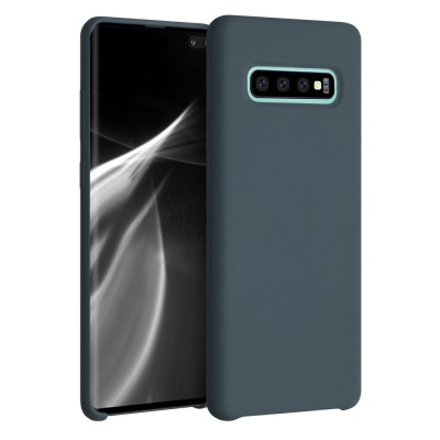 Husa pentru Samsung Galaxy S10 Plus, Silicon, Verde, 49028.202 foto