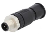Mufă M12 4-PIN A-DeviceNet CANopen pe cablu drept
