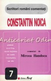 Cumpara ieftin Constantin Noica - Mircea Handoca, Scriitori Romani Comentati, Recif, 1994, Studii Literare