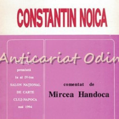 Constantin Noica - Mircea Handoca