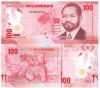 Mozambic 100 Meticais 2024, P-157, Bancnota Polimer UNC, Africa