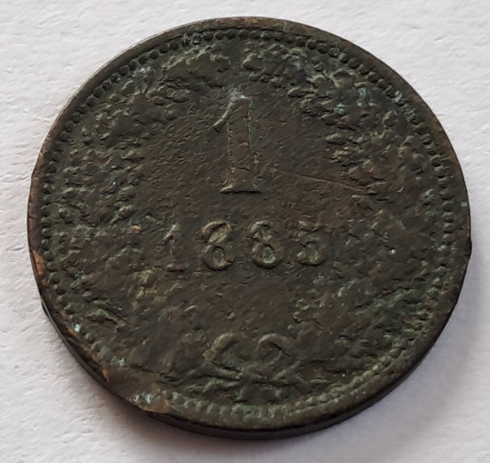 Austria , 1 Kreuzer 1885