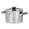 Oala Lapte Rosberg 4L, Pereti Dubli, Fluier, Inox, Toate Plitele, Inductie, Scala Masurare, Maner Bachelita