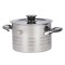 Oala de lapte Rosberg, 4 l, pereti dubli, fluier, inox, compatibil cu toate plitele