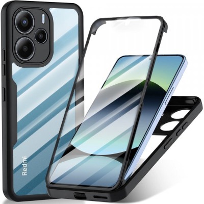 Husa pentru Xiaomi Redmi Note 14 4G (Standard), Techsuit, ColorVerse 360, Neagra foto