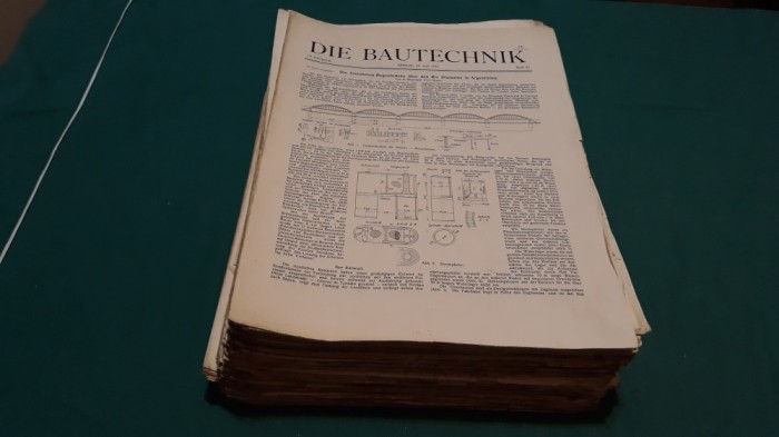 LOT 200 REVISTE ARHITECTURĂ LIMBA GERMANĂ DIE BAUTECHNIK / ANII 1939-1942 *8