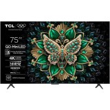 Televizor TCL MiniLed 75C6K, 189 cm, Smart Google TV, 4K Ultra HD, 100Hz, Clasa F (Model 2025)