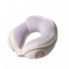 Pern&Auml; de c&Auml;l&Auml;torie pentru g&Atilde;&cent;t &Egrave;i cap, design ergonomic, umplutur&Auml; moale din bumbac, model brodat iepure, 28x28x10 cm, lila