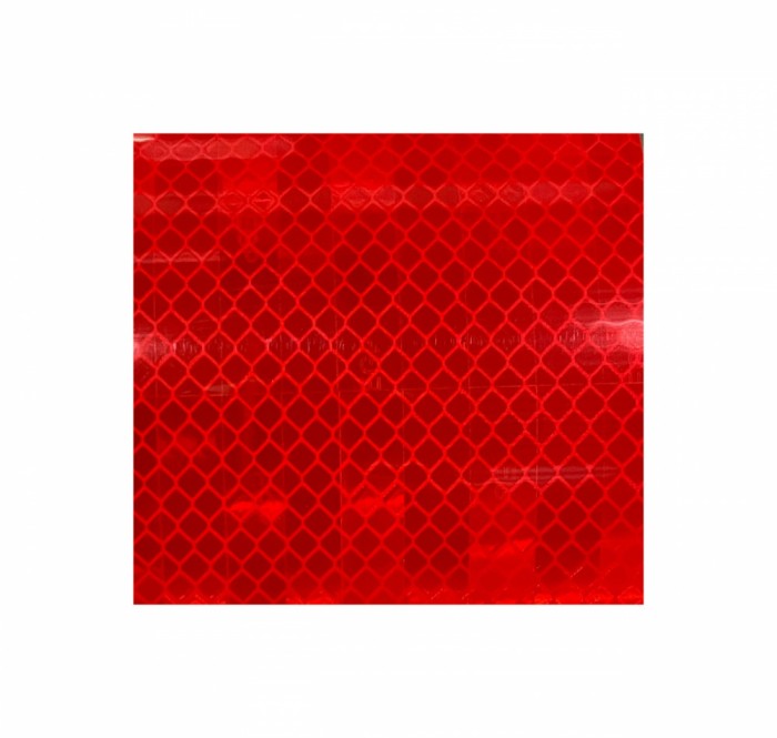Rola reflectorizanta rosie tip fagure latime 1,22 m (pret pe metru) Cod:HUJ005