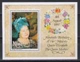 Niue 1990 - A 90-a aniversare de la nașterea Reginei Elisabeta, Colita, MNH