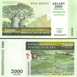 Cumpara ieftin Madagascar 2007/2012 - 2000 ariary comem. UNC