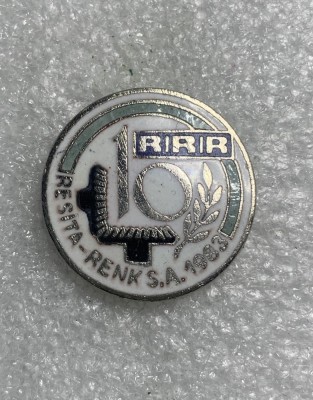 Insigna Resita-Renk S.A. 1983 foto