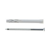 Diblu universal, din nylon, Fischer, 10 x 100 mm, cu surub, set 20 bucati