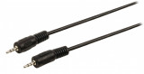 Cablu audio Jack 2.5 mm stereo tata - 2.5 mm stereo tata 1m Valueline