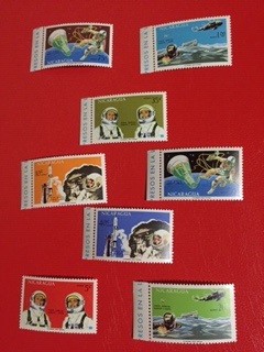 NICARAGUA, SPACE - SERIE COMPLETĂ MNH foto