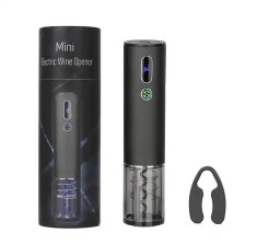 Tirbuson Electric pentru Vin, Accesoriu Taiat Folie, Autonomie 70 de Sticle