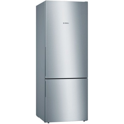 Combină frigorifică Bosch KGV58VLEAS, Low Frost, 500 L, Sertar VitaFresh, Suport sticle, Clasa E, H 191 cm, Inox foto