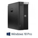 Workstation Dell Precision T3600, E5-1620, 16GB DDR3, Quadro P400, Win 10 Pro