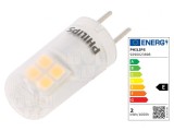 Lampă LED alb cald GY6,35 12V 215lm 1,8W 3000K, Philips