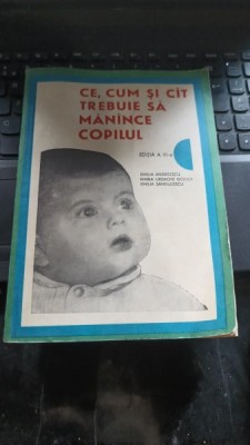 Ce, cum si cat trebuie sa manance copilul - Andreescu Emilia foto