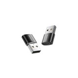 Joyroom Adaptor USB tip C la USB, negru (S-H152-Black)
