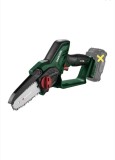 Fierastrau lant Parkside 20V pentru taiere, maruntirea lemnului, crengilor fara baterie si incarcator, lama de 15cm, viteza 8m/s